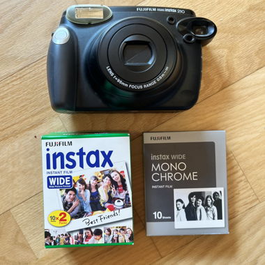 FUJIFILM Instax Wide Instant Camera and  2 Film