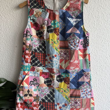 Desigual patchwork sleeveless mini dress