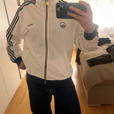 Adidas Trainingsjacke weiss