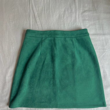 Green mini retro skirt M and S size