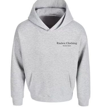 Grey Hoodie with Realest Clothing