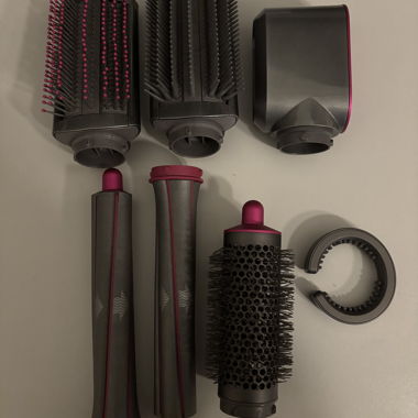 Dyson Airwrap 1a gen, Fuchsia, accessori lunghi
