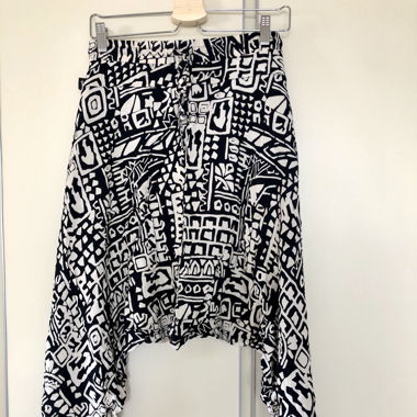 Harem pants printed
