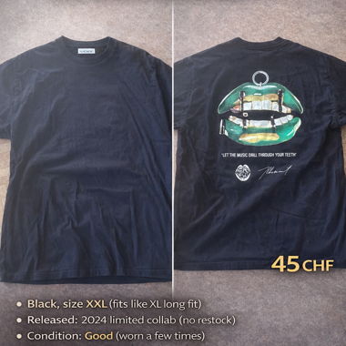 T-shirt ILHEMENT x Read The News collab XXL