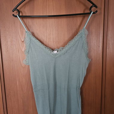 Lace Top in Mint Green