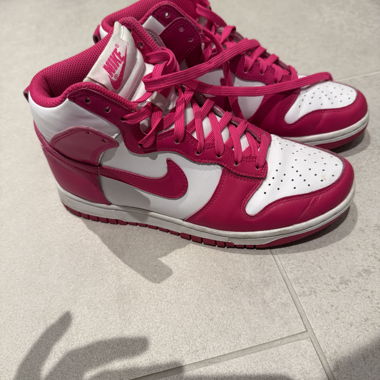 Nike High-Top Sneakers Pink/White