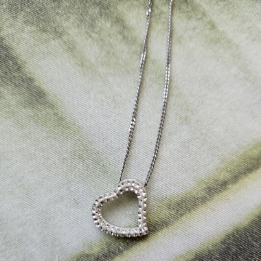 Collier swarovski coeur