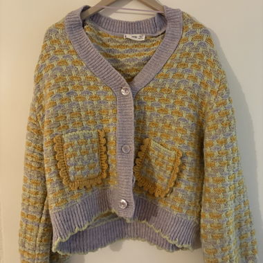 Cardigan in maglia MNG colorato