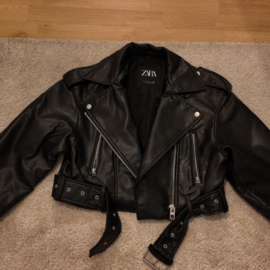 Giacca biker nera ZARA