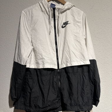 Nike Windjacke Weiss/Schwarz Grösse M