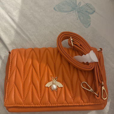 Orange Crossbody Bag
