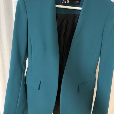Turquoise blazer, Size EUR S