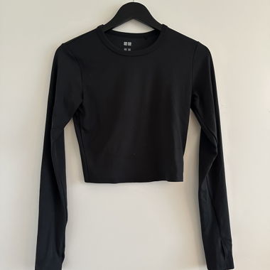 Cropped Langarmshirt