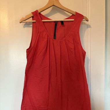Robe chemise rouge
