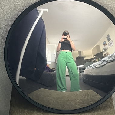 Green pants