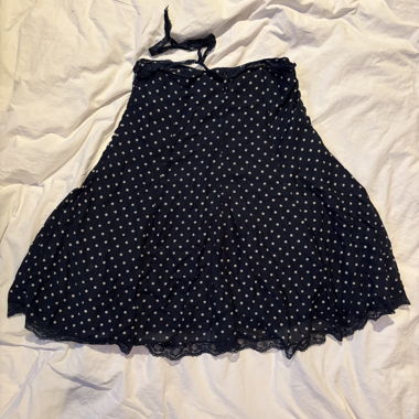 Jupe à Pois avec Dentelle