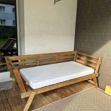 Lounge da giardino in legno