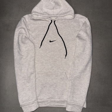 Sweat à capuche Nike gris chiné