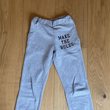 pantalon de jogging gris