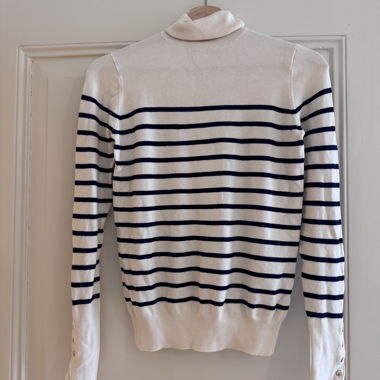 Gestreifter Rollkragenpullover von Zara Grösse S