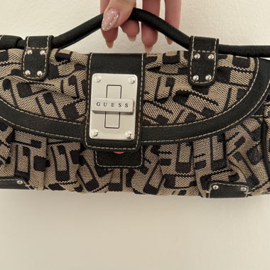 RARE VINTAGE GUESS Y2K MINI-SCHULTERTASCHE / CLUTCH