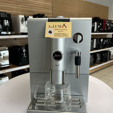 Jura Ena 5 Kaffeemaschine silber/rot
