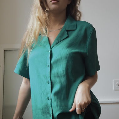 Green shirt
