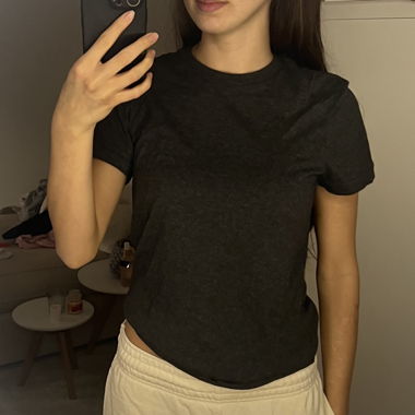 maglietta grigio scuro