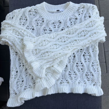 White Knit Sweater