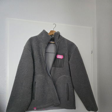 Polaire Sherpa avec patch interchangeable Qoqa