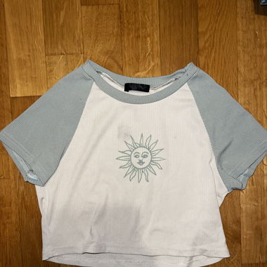 Vintage Sun Graphic Crop Top