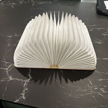Book-shaped lamp