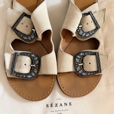 Sézane-Sandalen Grösse 38