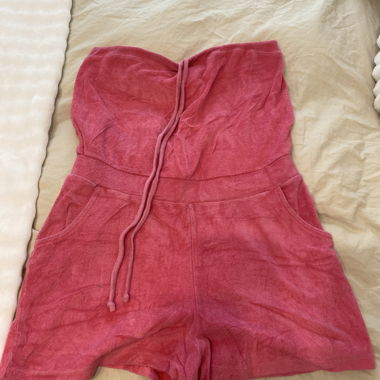 Combinaison bandeau rose en éponge