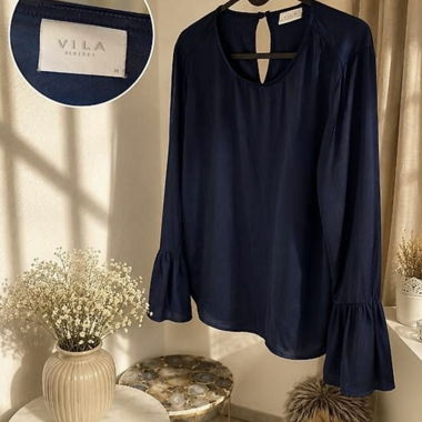 Blouse bleue foncée Vila