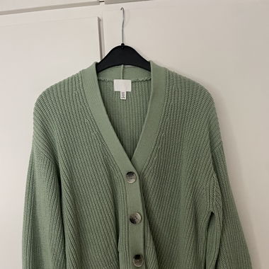 Cardigan in Mintgrün