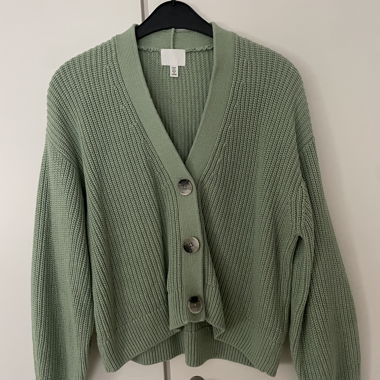 Cardigan in Mintgrün