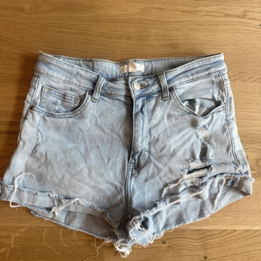 Light Blue Denim Shorts