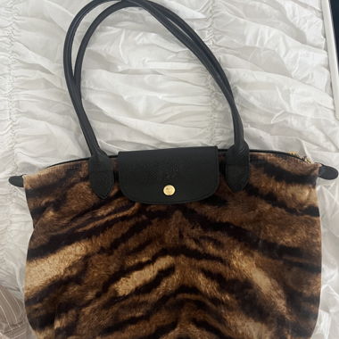 Longchamp bag in tiger pattern