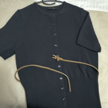 ZARA Strick-Cardigan schwarz