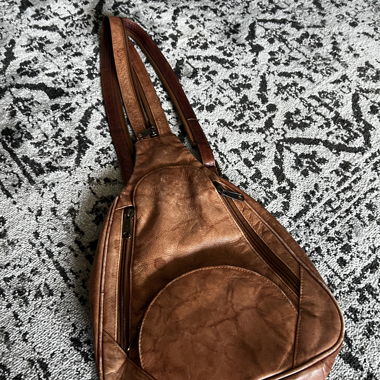 Zaino in pelle vintage