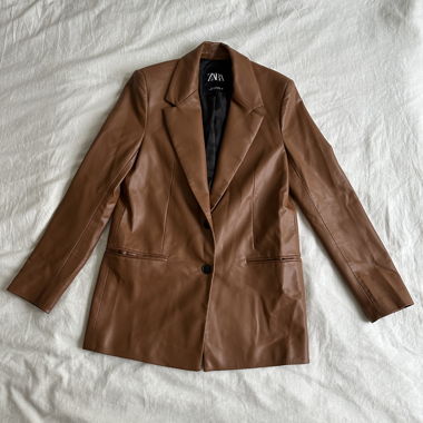 Kunstleder Blazer