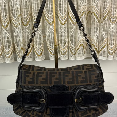 100% Original Fendi Zucca shoulder bag