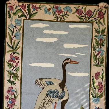 Arazzo in lana realizzato in Kashmir