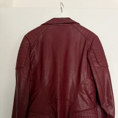 Rote Lederjacke - Gr. XL guter zustand 