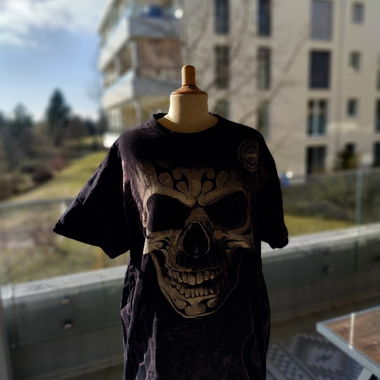 Totenkopf Shirt von Harley Davidson