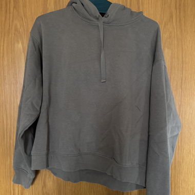 Sweat à capuche vert/gris 