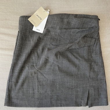 Jupe à carreaux Mango