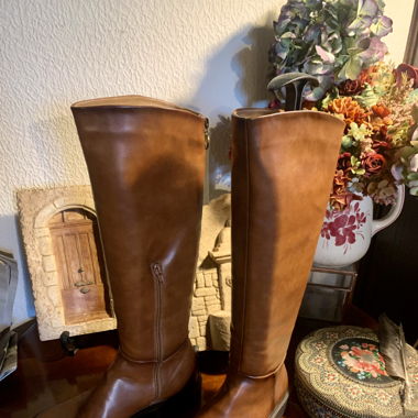 Paire de bottes camel 