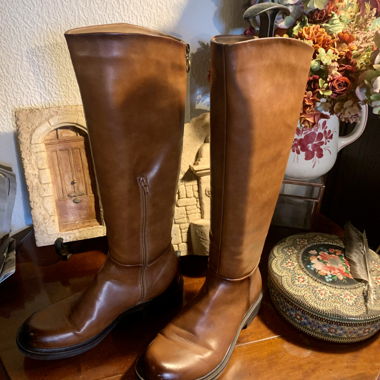 Paire de bottes camel 
